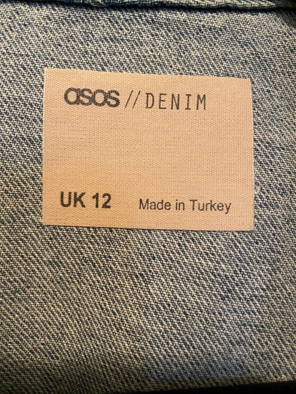 Classic Light Wash Asos Denim Jacket - Picture 2 of 3